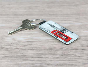 Leather-Look Keyring