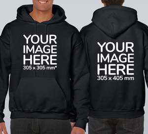 Adult Hoodies: Adult Hoodie - Front and Back