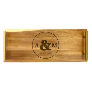 Best Selling: Serving Tray - Large - Circle Initials