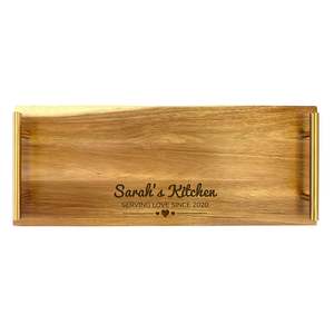 Engraved Boards Trays: Serving Tray - Large - Kitchen Love