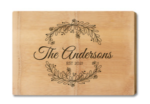 Chopping Board - Premium - Wreath Family