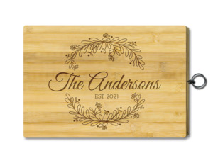 Chopping Boards: Chopping Board - Standard - Wreath Family