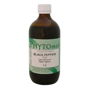 Liquid Extracts A B: Black Pepper fruit 1:2