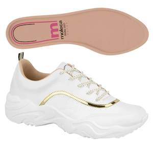 Moleca: Moleca 5677.100 Women Fashion Sneaker in White