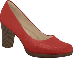 Business Manual: Piccadilly Ref: 130185 Red Flight Attendant Crew Shoes For Uniform Or Fashion Business High Heel