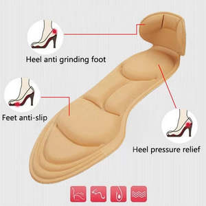 Black Friday: Champagne High-Heel Fashion Insoles for Women: 1 Pair of Comfortable and Breathable Inserts
