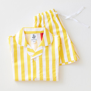 Summer Pj Set: Summer Pyjama Set - Sunshine Yellow
