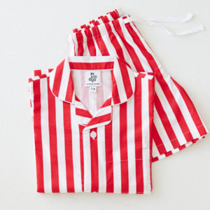 Summer Pj Set: Summer Pyjama Set - Carnival Red