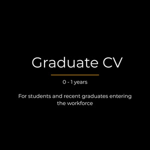 Products: Graduate CV Pick a Path