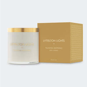Candles: Lyttelton Lights Nectarine and Honey Candle