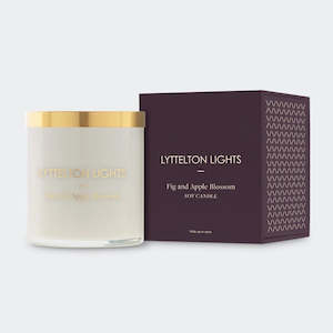 Candles: Lyttelton Lights Fig and Apple Blossom