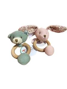 Beatrix Knitted Teether Ring