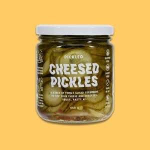 Frontpage: Cheesed Pickles
