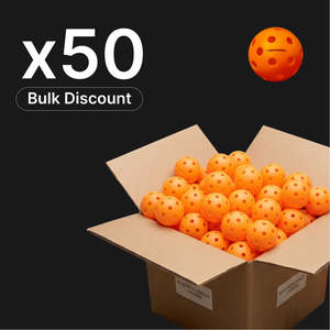 x50 Pack Onix Fuse Indoor Pickleball (Orange)