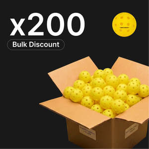 x200 Pack Onix Fuse Indoor Pickleball (Yellow)