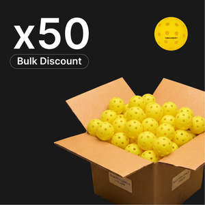 x50 Pack Onix Fuse Indoor Pickleball (Yellow)