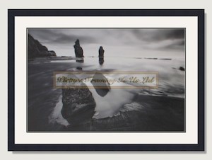 Products: 3 Sisters North Taranaki Framed Print - Picture Framing Is Us On Line Cart