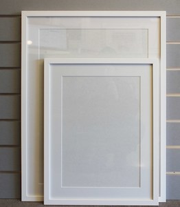 Products: A2 Plus Mat Readymade Frame White