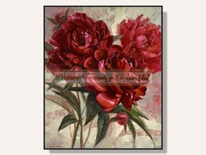 Products: Red Peonies Framed Print By Svetiana Orinko