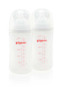 SofTouch™ Wide Neck Bottle PP 240ml - Twin Pack