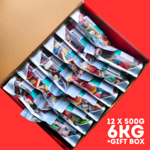 Sweetboxes: Christmas Bulk Gift Box - 12 x 500g bags