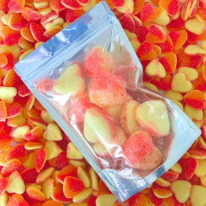 Valentines: Achy Breaky Peach Hearts