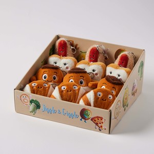 Products: Jiggle & Giggle Munchettes – Plush Pastry Keychain CDU 12pcs/4 Asst