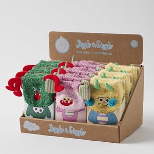 Products: Jiggle & Giggle Crazy Socks CDU 12pcs/3 Asst