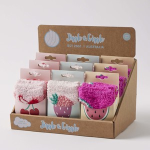 Jiggle & Giggle Fruit Socks CDU 12pcs/3 Asst