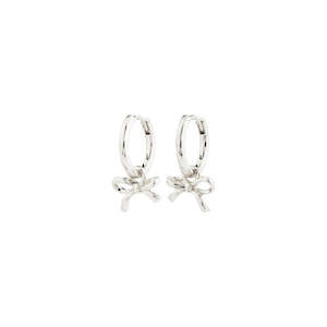 Valentines Day Collection: Lysandra Recycled Hoop Earrings - Silver Plated