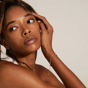 Maja Crystal Multi Drops Bracelet - Gold Plated