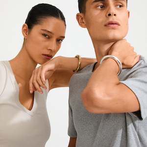 Phase Recycled Bracelet - Gold Plated