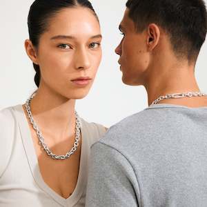 Necklaces 1: Phase Recycled Necklace - Silver Plated