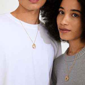 Necklaces 1: Diego Recycled Necklace - Gold Plated