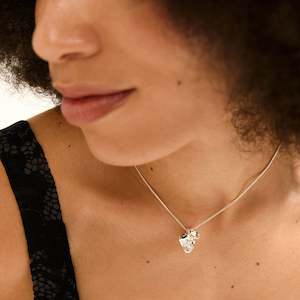 Luis Recycled Necklace - Silver Plated