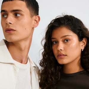 Gold Plated Earrings: Instant Recycled Crystal Earrings - Gold Plated