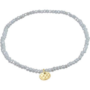 Gold Jewellery: Indie Bracelet - Gold Plated - Blue