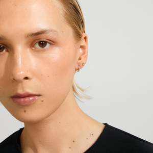 Gold Jewellery: Gionni Earrings 2-In-1 Set - Gold Plated