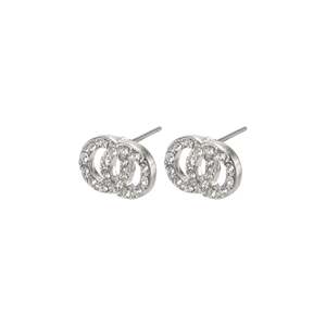 Silver Jewellery: Victoria Pi Earrings - 8 - Silver Plated