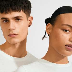 Silver Jewellery: Sense Earrings - Silver Plated/Agate