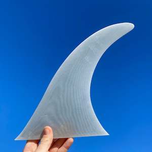 Glass Ons: 10" Sweeper - Glass On - Clear/Raw