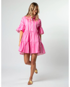 Stella + Gemma Catalina Dress - Bubblegum Stripe