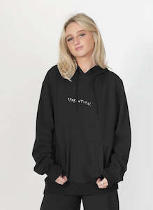 Federation Staple Hood - Drawn - Black