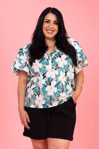 Charlo by Augustine - Grace Top - Green Floral