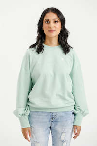 Homelee Laylah Crew - Seafoam with Mini X