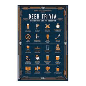 Mens Clothing: Gentlemen's Hardware Beer Trivia Jigsaw Puzzle 1000pcs