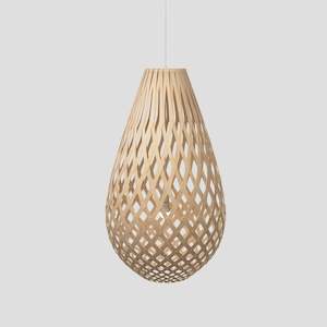 Lighting: David Trubridge Kōura Light - Natural Both Sides 500mm