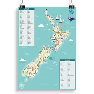 Gifts: NZ Scratch Map - Original