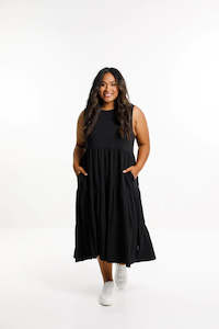 Homelee Kendall Singlet Dress - Black