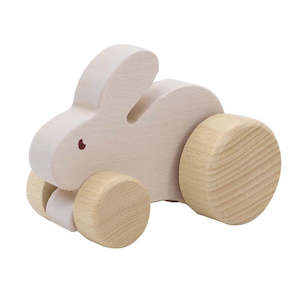 Wooden Bunny Car